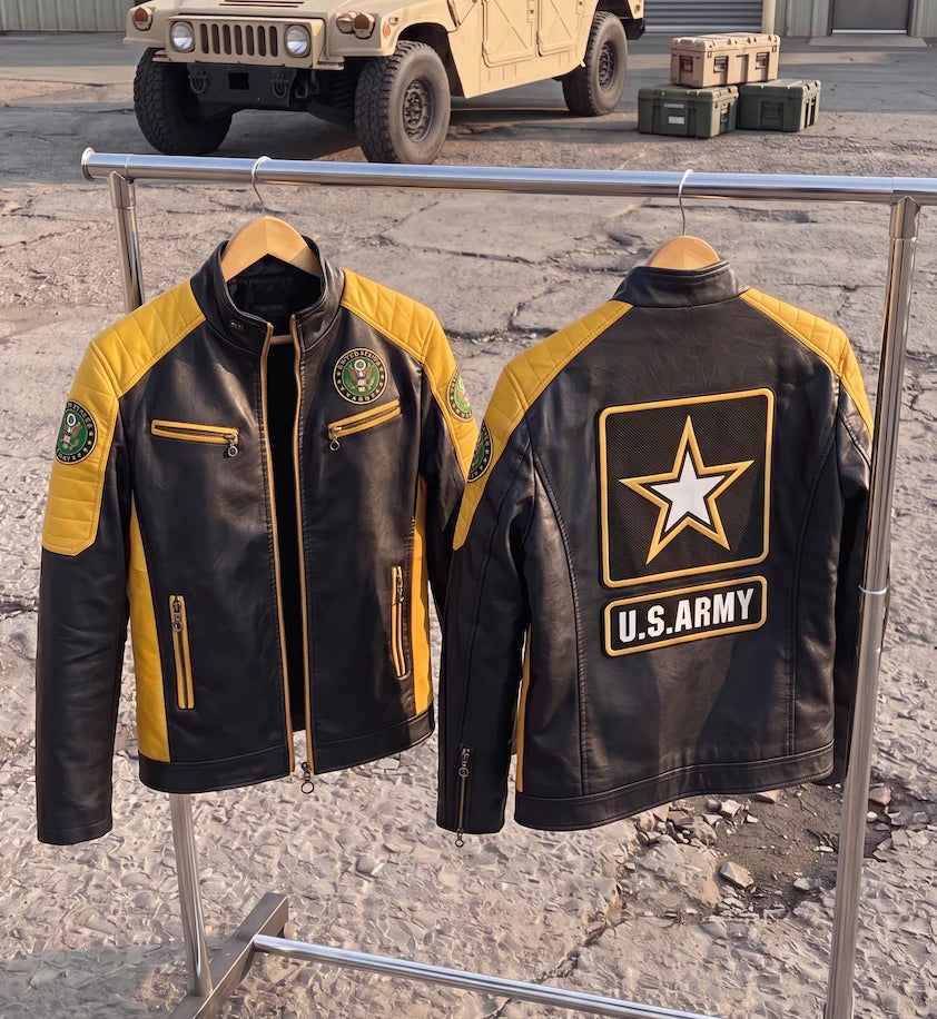 Handmade Military Leather Jackets