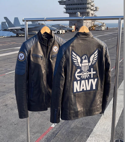 Handmade Military Leather Jackets