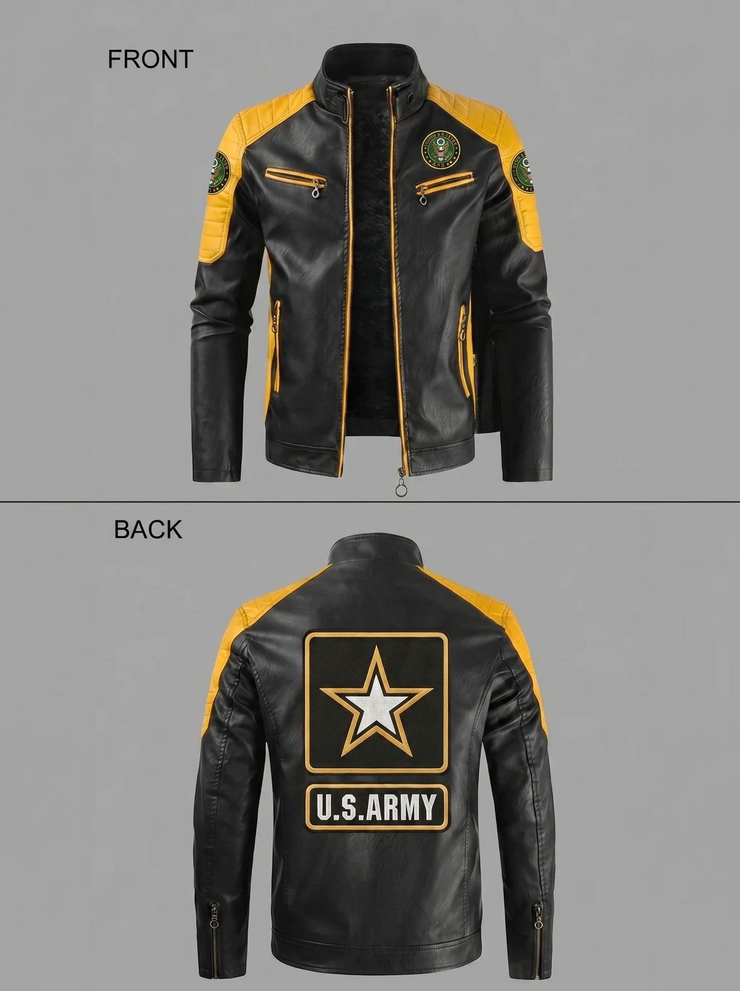 Handmade Military Leather Jackets